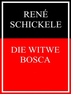 cover image of Die Witwe Bosca